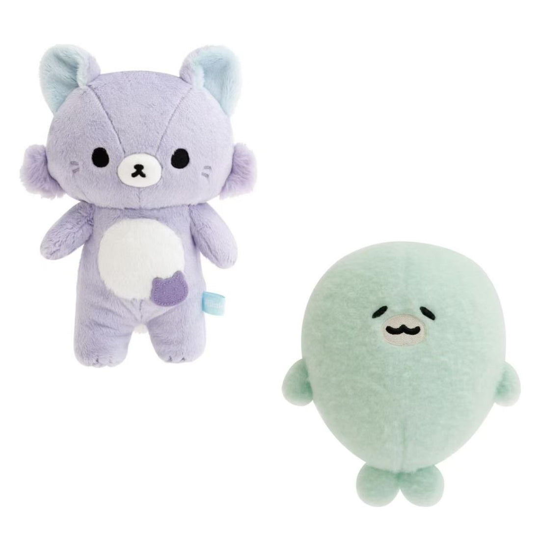 SANX|Rilakkuma and Awawa Neko Plush Dolls/Plush Toy|210 x 125 x 95 mm approx.