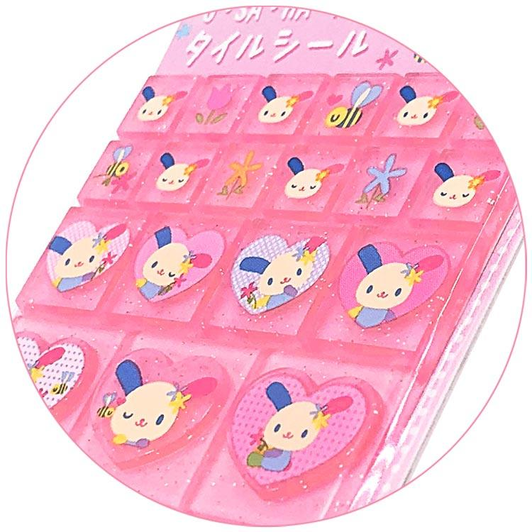 Sanrio|Usahana Tile Sticker|130×65×3mm approx.