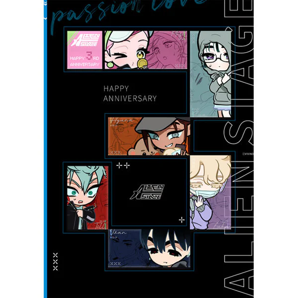 Alien Stage|3rd Anniversary Magnet Set|35.6 cm × 24.9 cm approx.