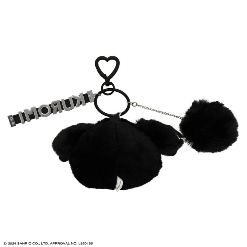Sanrio三丽鸥|Sanrio Plush Keychain偶像系列毛绒大脸华丽字母钥匙扣/挂件|约14×6×7cm