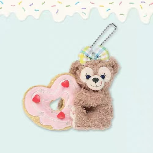 【limit 1】Disney|Duffy and Friends Donut Mascot Holder /Plush Keychain