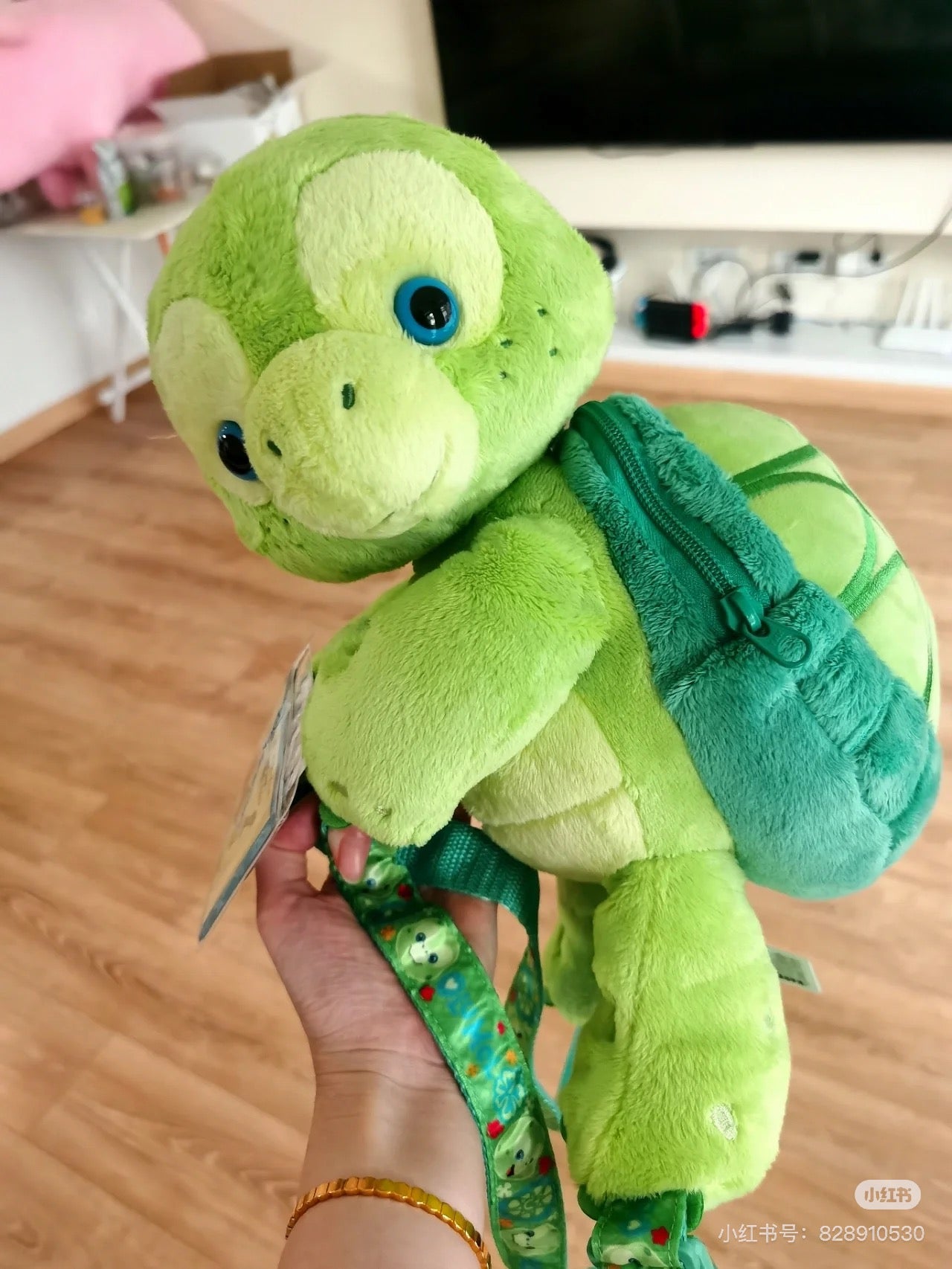 Disney SH|olu小龟毛绒公仔双肩包