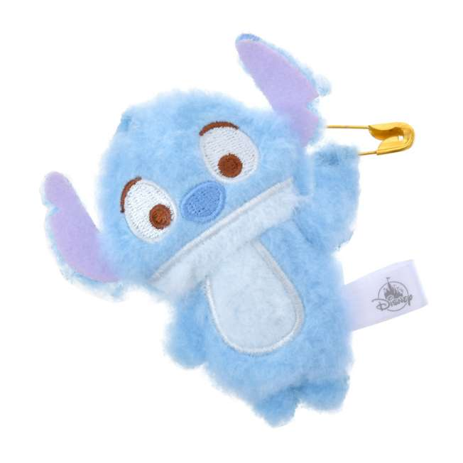 Disney迪士尼|Winnie the Pooh Plush Badge Brooch TSUITOMO东迪可爱角色毛绒绒徽章/胸针|约縦8.5×横8.4×厚み2.8(cm)