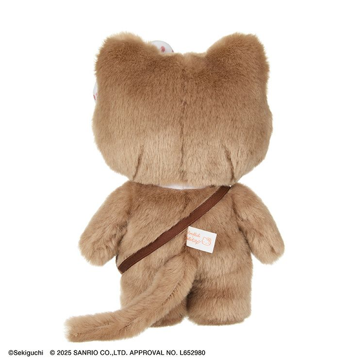 Monchhichi|Monchhichi x Hello Kitty Plush S Hello Kitty|H20 x W12 x D10cm approx.