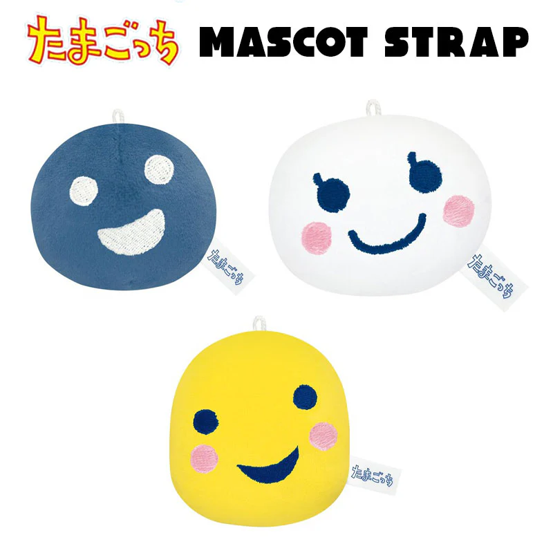 Tamagotchi|Mini Mascot Holder /Plush Keychain|H75×W75×D65 mm approx.