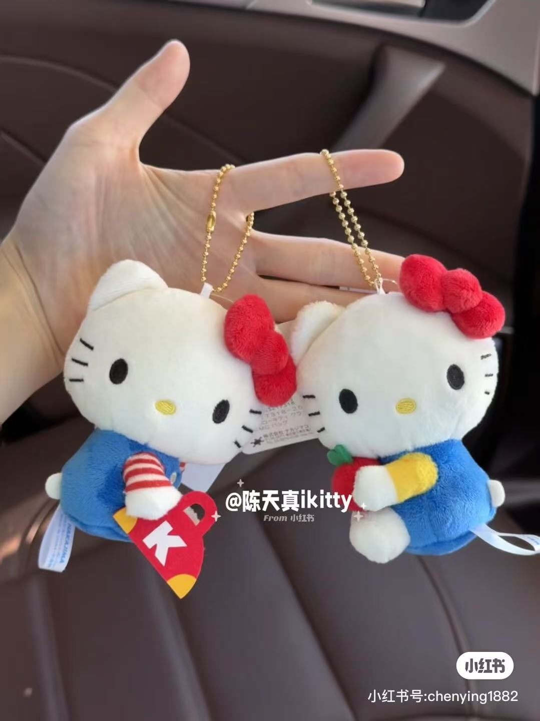 Hello kitty|Classic Mascot Holder /Plush Keychain|H10.5×W8.5×D6.5mm approx.
