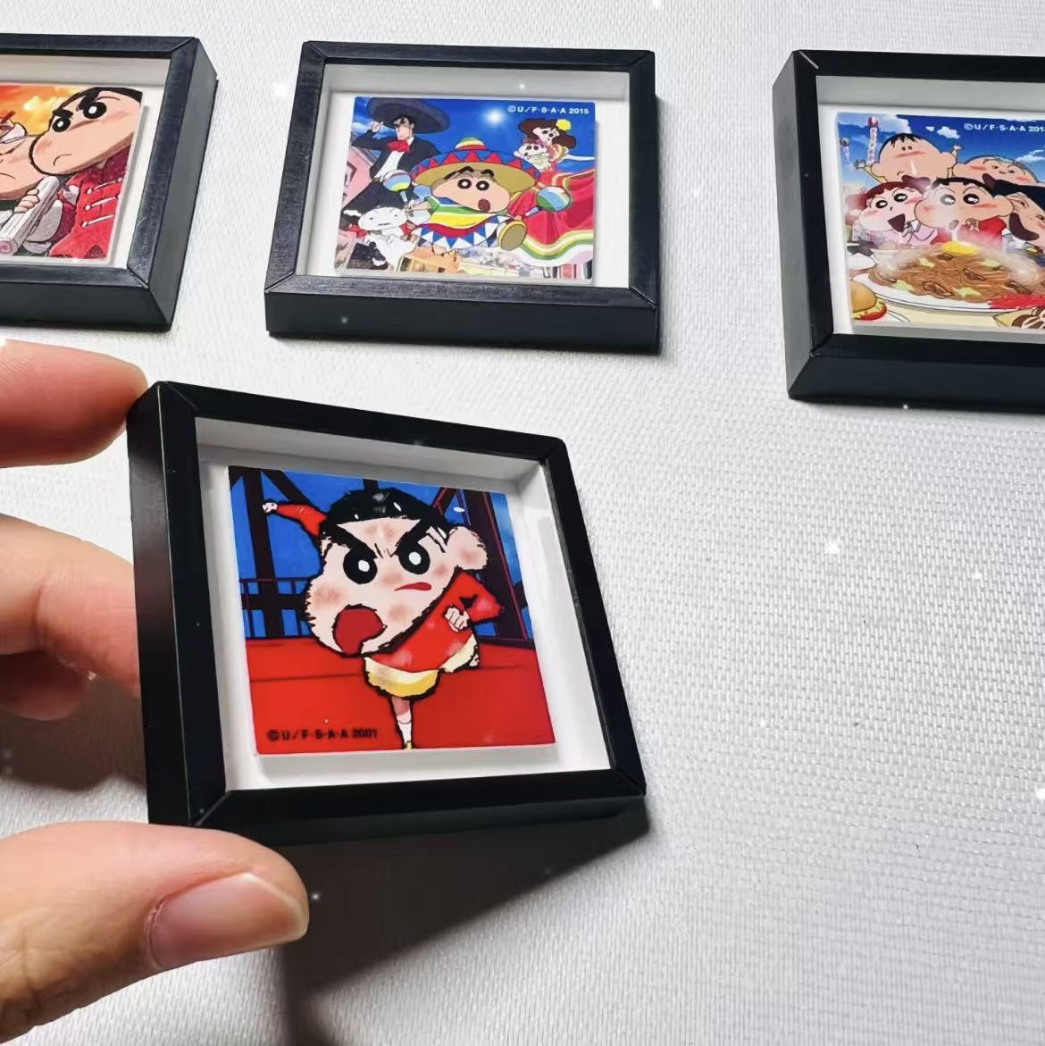 Crayon shin-chan|Frame Magnet Collection mystery bag/blind box/All 6 types|1pcs