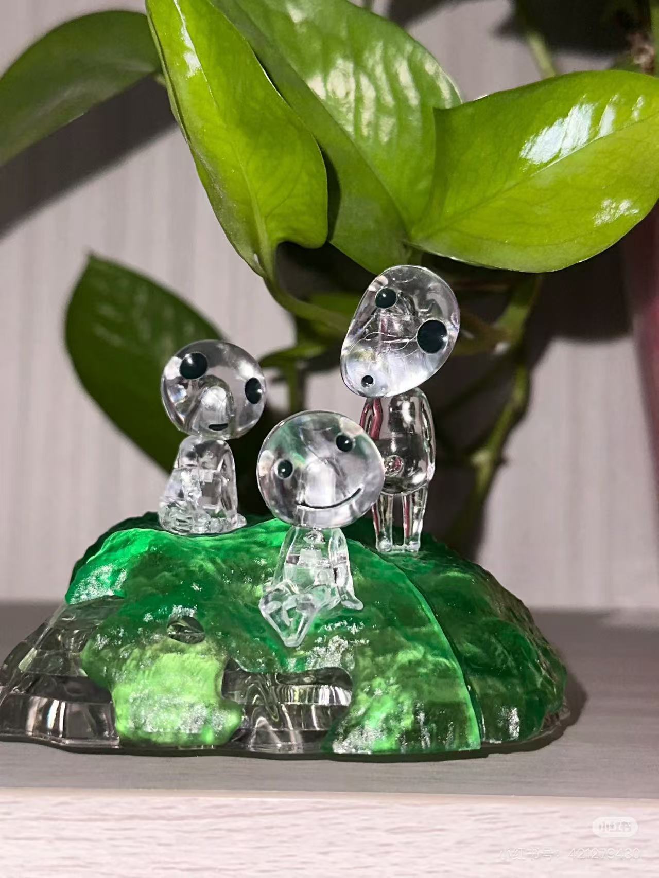My neighbor totoro|Beverly Crystal 3D Puzzle Ghibli Princess Mononoke Kodama|95 x 175 x 48 mm approx.