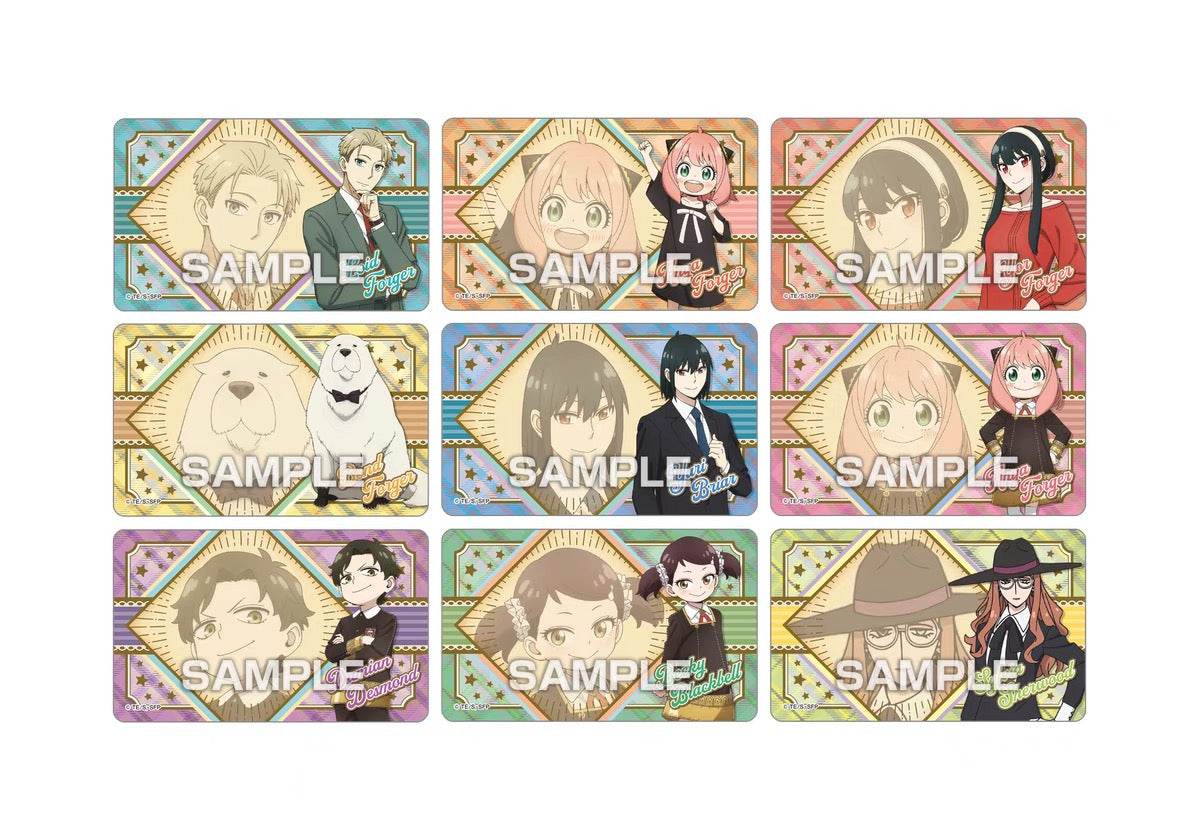 Bandai|Spy Family Figure间谍过家家收藏贴纸食玩/盲盒/全36种|1枚入