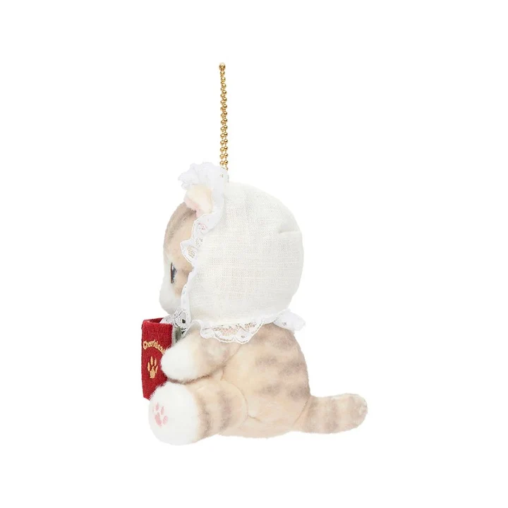 mofusand|Nyantique Reading Mascot Holder /Plush Keychain|120×100×110mm approx.
