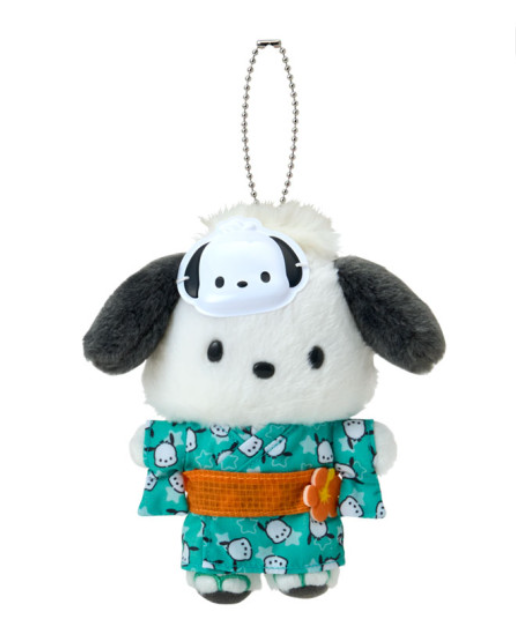 【limit 1】Sanrio|Summer Festival Mascot Holder /Plush Keychain|10×6.5×14cm approx.