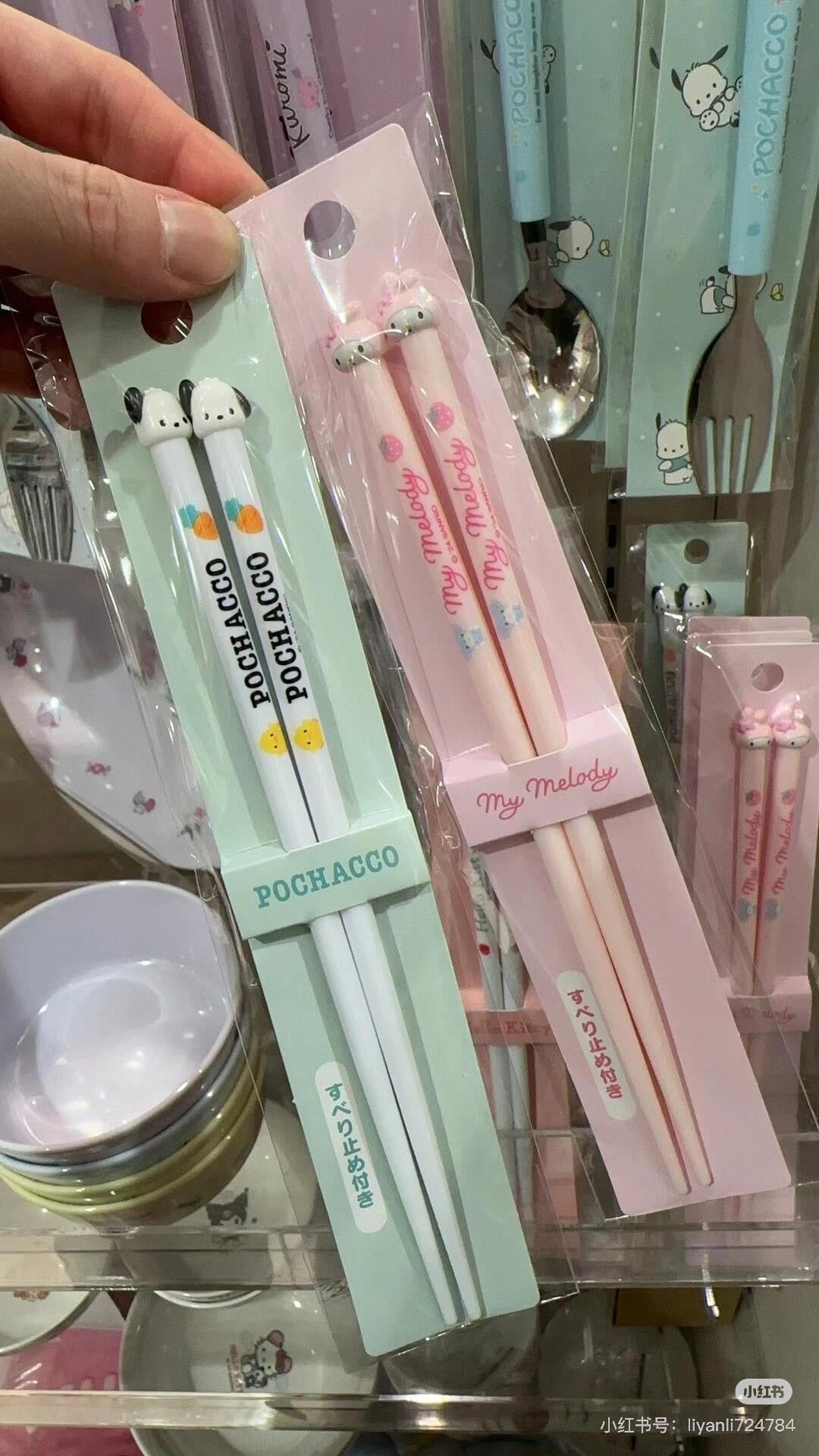 Sanrio|3d立体造型抗菌环保树脂筷|约21cm