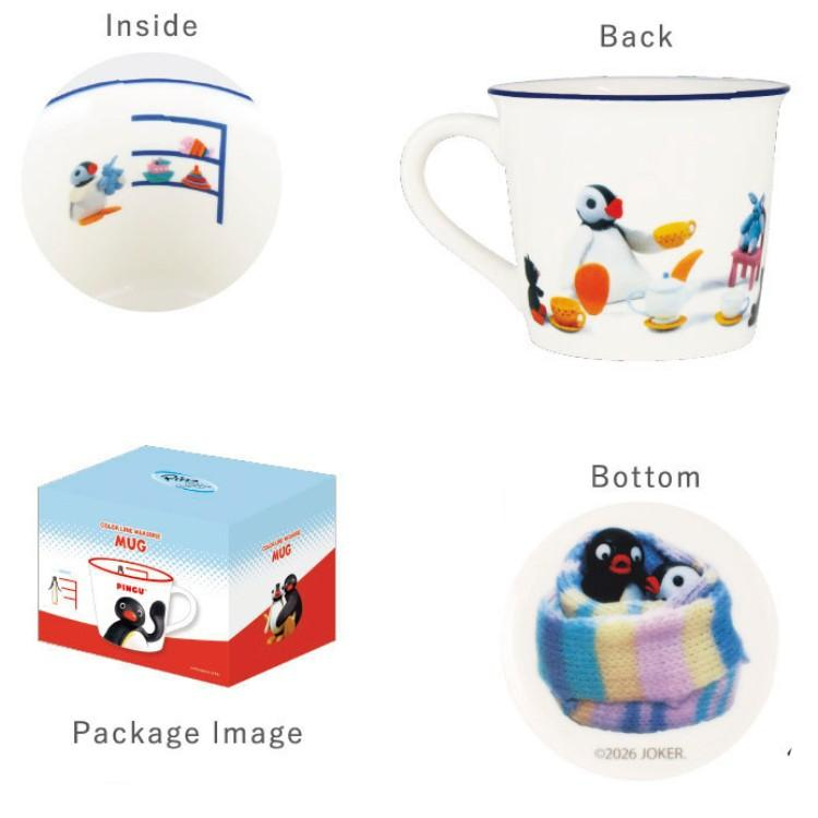 Pingu|Color Line Measuring Mug|200ml
