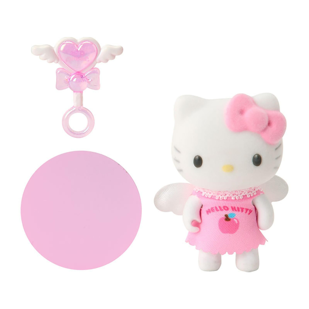 Sanrio|Pitatto Friends Mini Angel Flocked Doll|4.5×3×6cm approx.