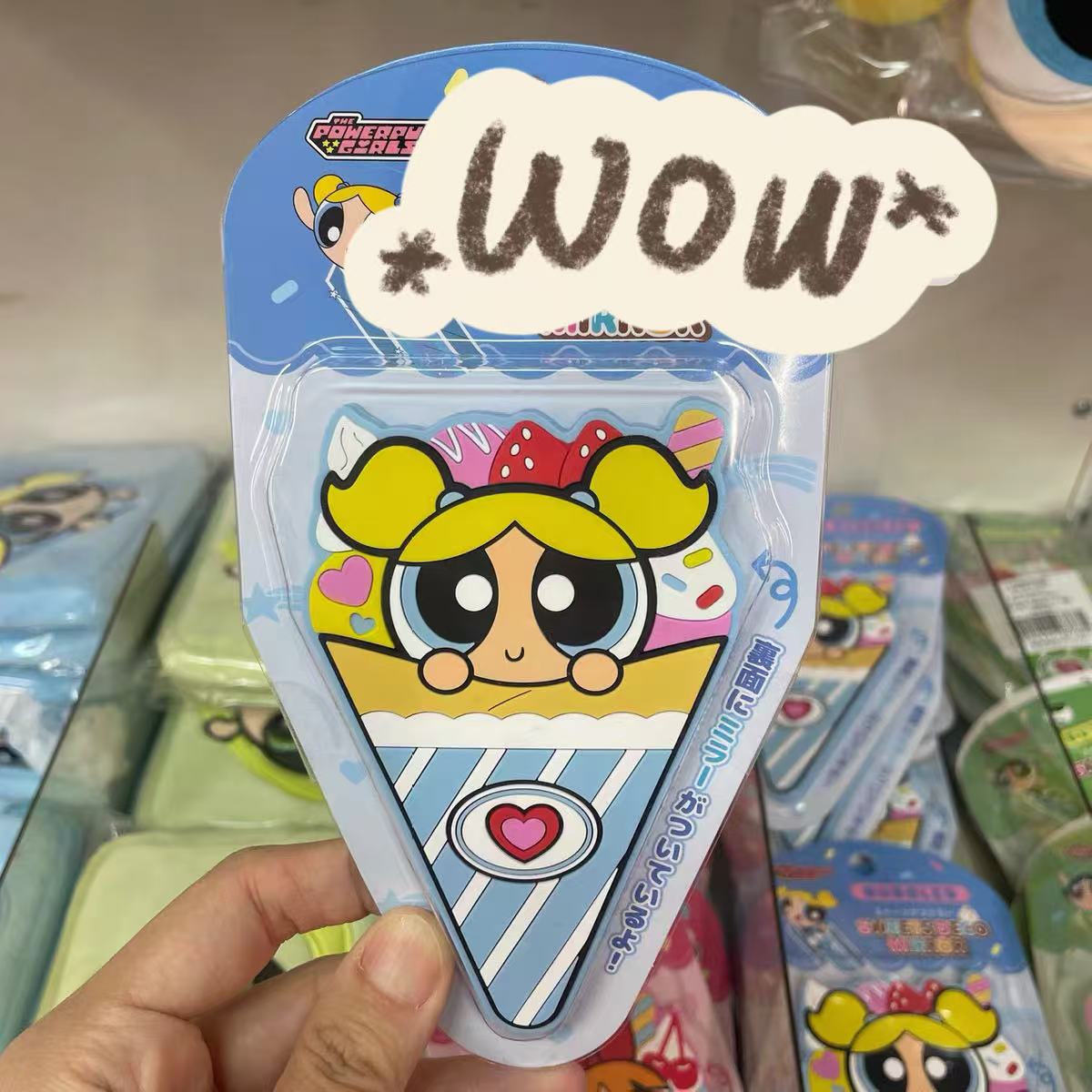 Powerpuff Girls|Dessert Crepe Deco Mirror|119×74mm approx.