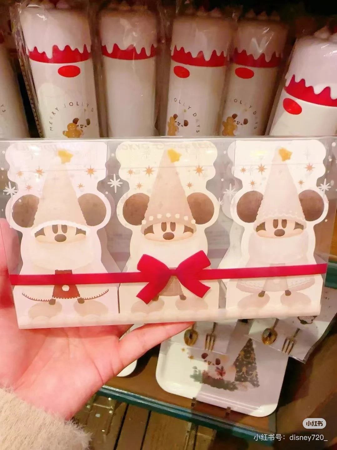 Disney迪士尼 |Merry Lil RingRing Mickey 东迪2024圣诞精灵妖精米奇系列护手霜套装礼盒/3支装