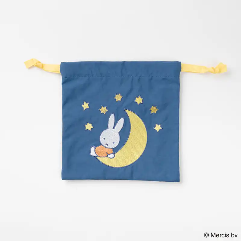 Miffy|EMBROIDERY DRAWSTRING BAG |180×180mm approx.
