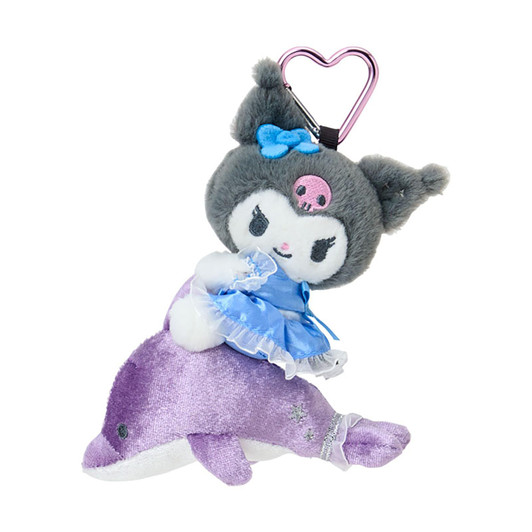 Sanrio|Shiny Dolphin Characters Mascot Holder /Plush Keychain|12×6×14cm approx.