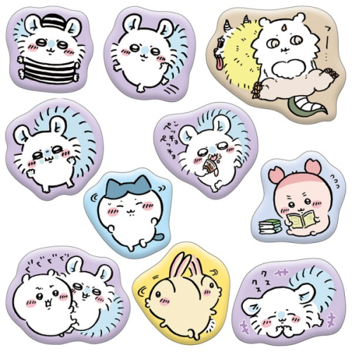 chiikawa|Marshmallow Puffy Sticker|10 piece