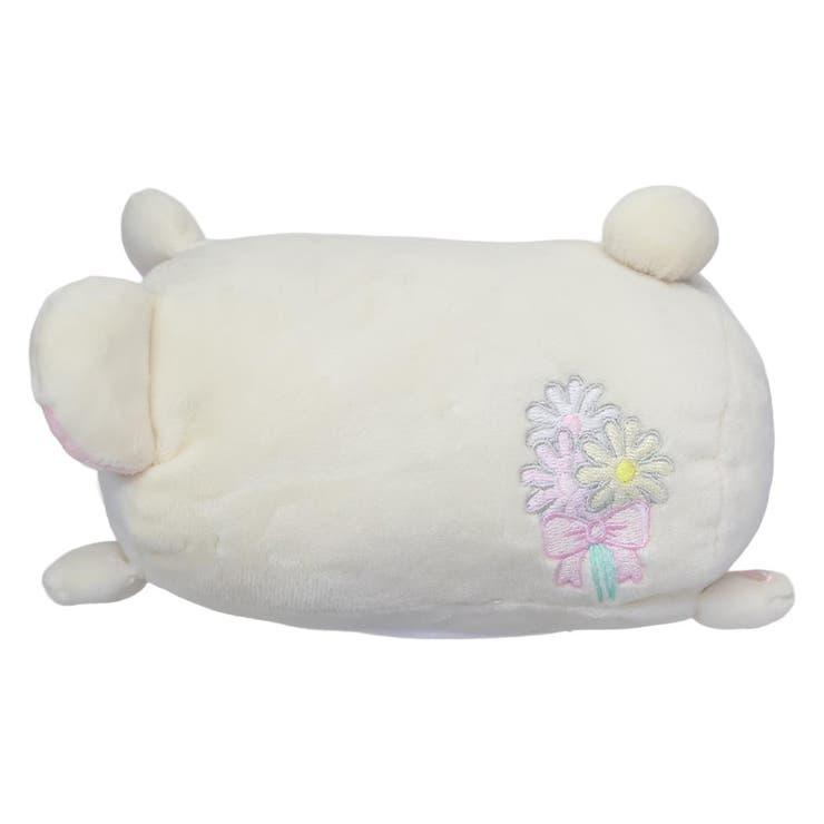 Rilakkuma|Flower Bouquet Mini Lying Down Cushion|160mm approx.