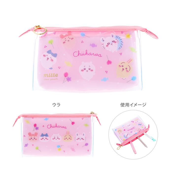 chiikawa|Clear Gusseted Pouch "mitte"|H100×W190×D60mm approx.