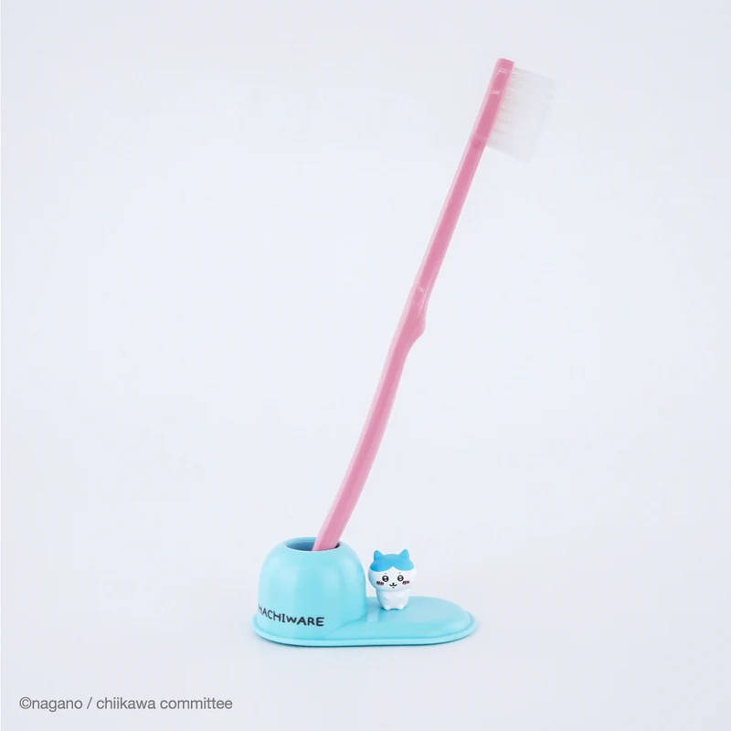 Chiikawa 吉伊卡哇|Toothbrush Stand可爱角色PVC牙刷站立架|约H38×W63×D33mm