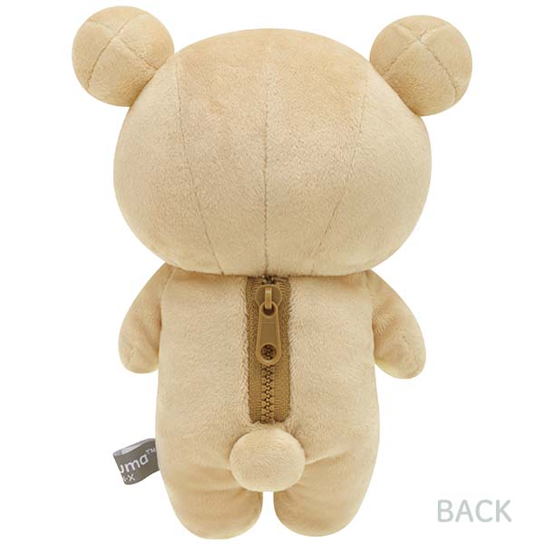 Rilakkuma轻松熊|New Basic Rilakkuma轻松熊玩偶公仔/背后有拉链|约95×140×80mm