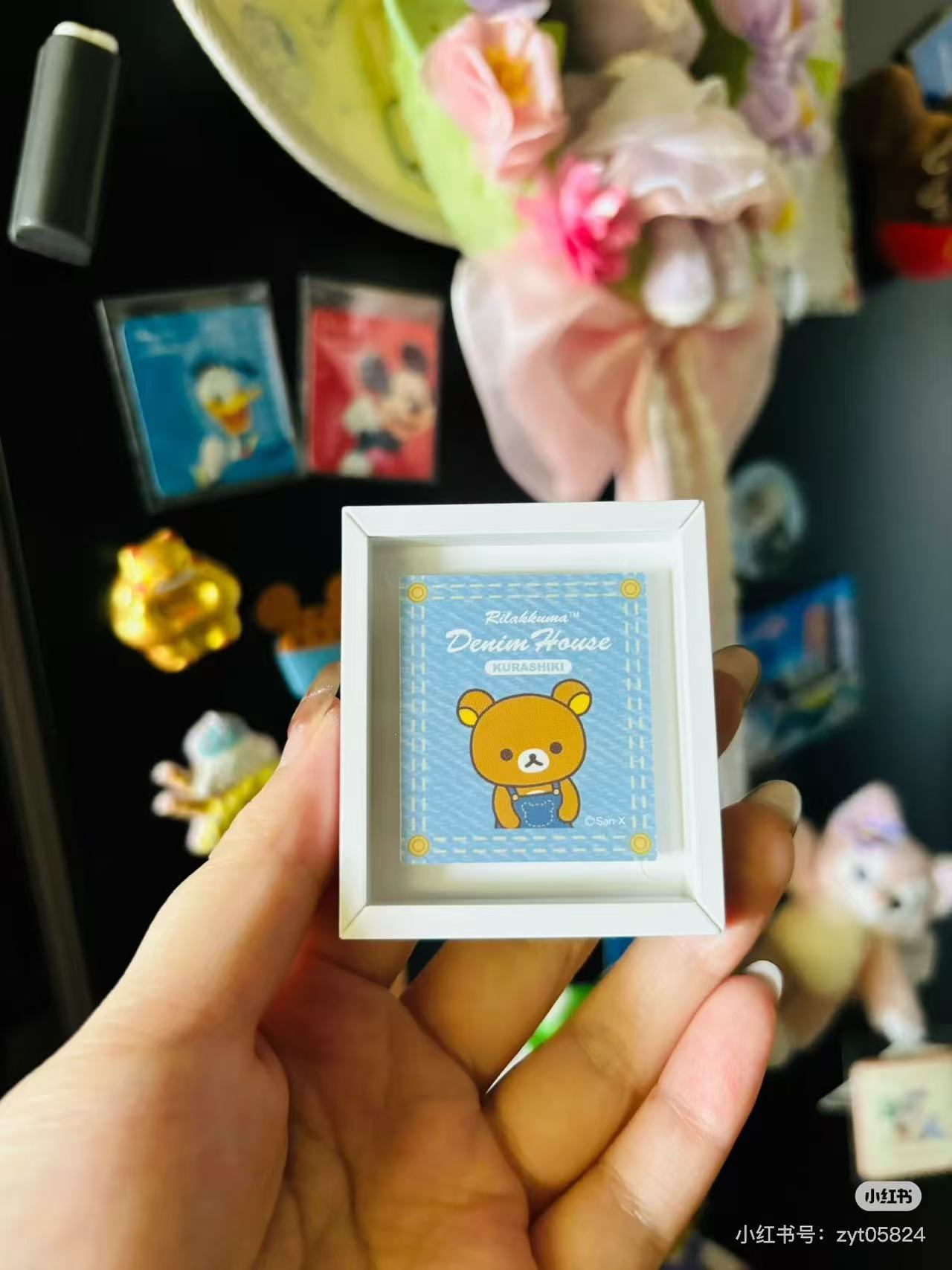 Rilakkuma|Kurashiki Denim House Mini Magnet|1 piece