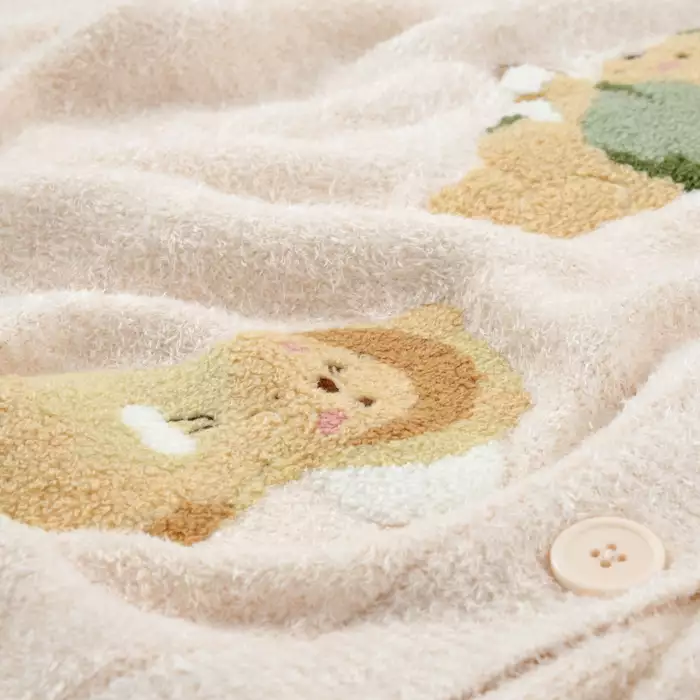 Disney迪士尼|Winnie the Pooh Fruit Latte Color White Pooh东迪冬日限定水果拿铁色睡衣睡帽斗篷噗噗维尼软糯开衫家居服/睡衣|M码