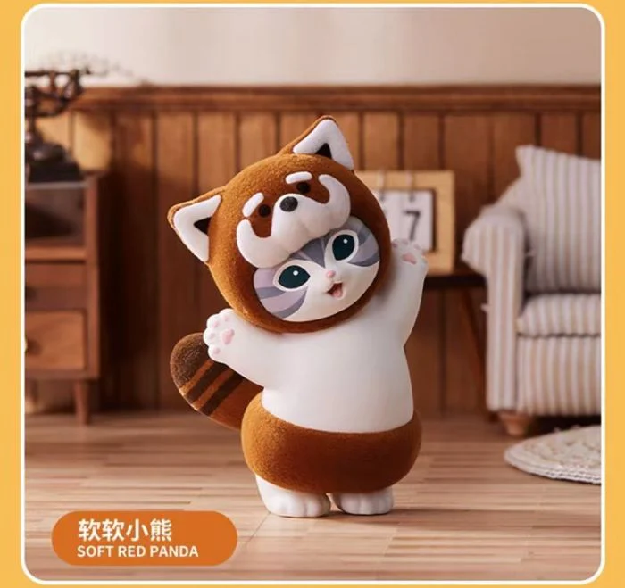 Mofusand Furry Party Series Flocking Figure Toy Blind Box