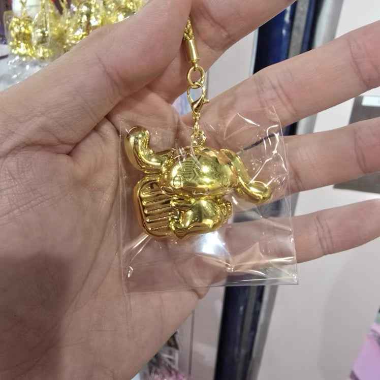 Sanrio|Golden Netsuke Charm| 3.1×2.4×3.9cm approx.