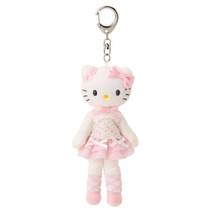 Sanrio|Hello Kitty Long legs Closet Collection Mascot Holder /Plush Keychain|W7×D3.5×H16.5cm approx.