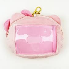 Sanrio|Sanrio|Plush Big Face Telescopic Ticket Card Holder/Keychain|11.2 x 13.3 x 4 cm approx.
