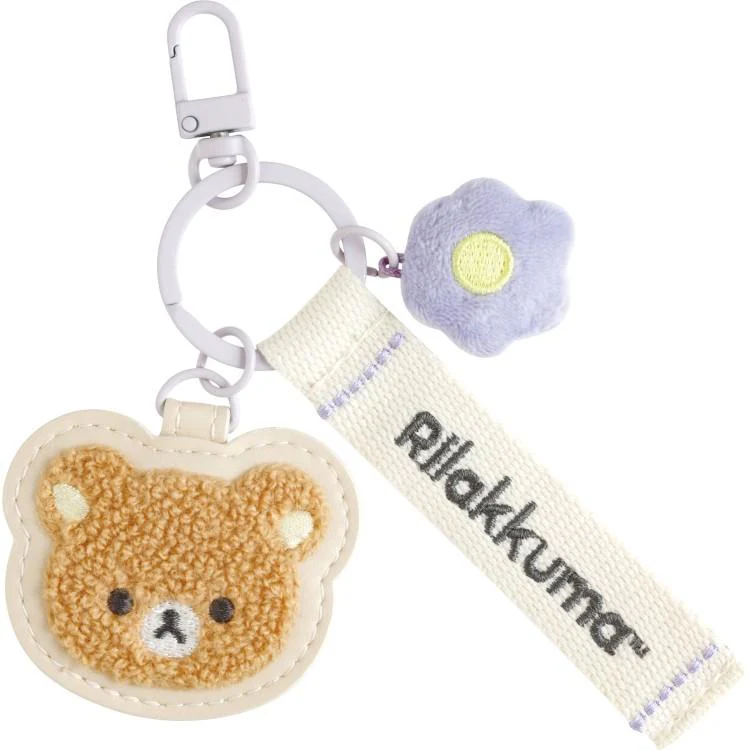 Rilakkuma|Flower Keychain/Keyring|50×55mm aprrox.