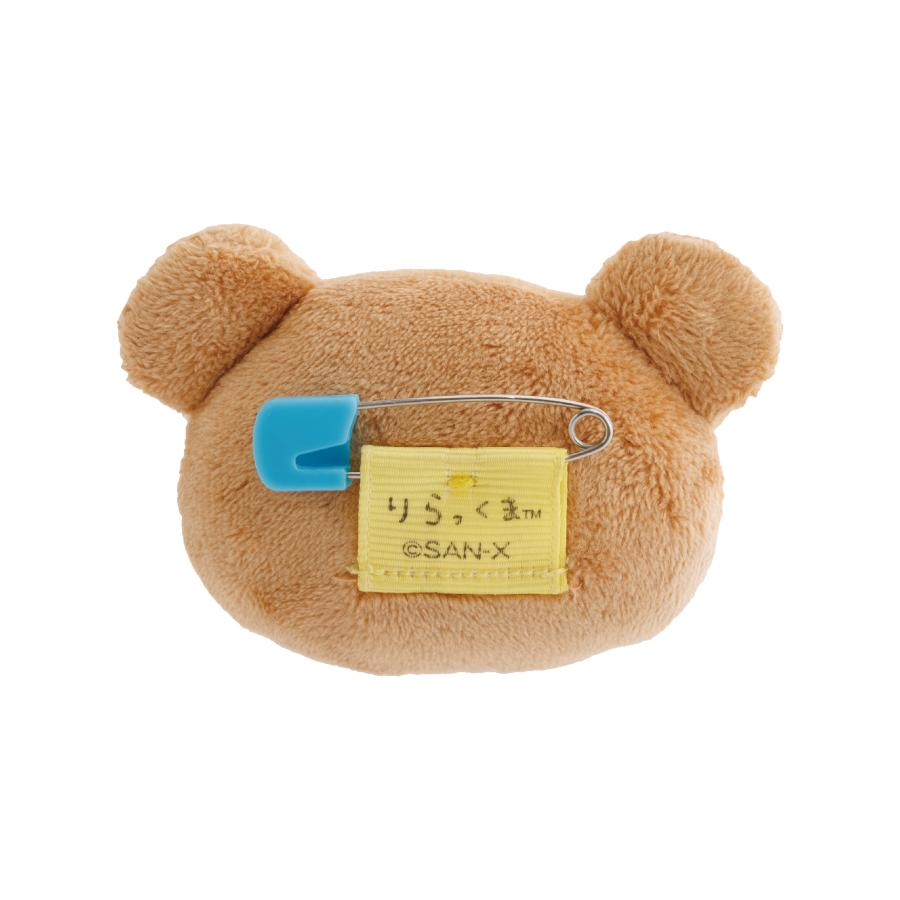 Rilakkuma|Warm and Relaxed Plush Badge|50 x 60 x 80mm approx.