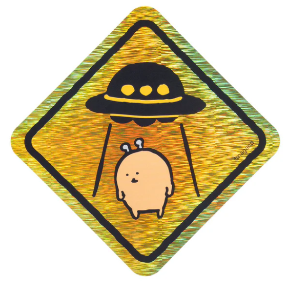 Nagano|Characters Hologram Large Sticker|H68 x W126mm approx.