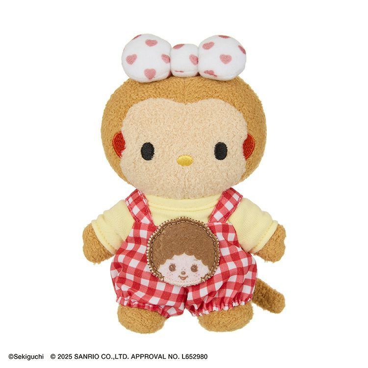 Monchhichi|Monchhichi x Hello Kitty Plush Dolls|H15 x W10 x D6.5cm approx.