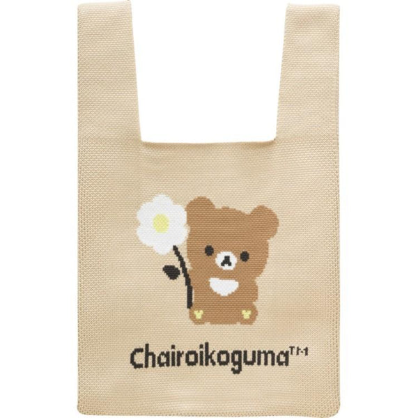 Rilakkuma|Basic Rilakkuma Flower Jacquard Woven Mini Tote Bag|360×200mm approx.