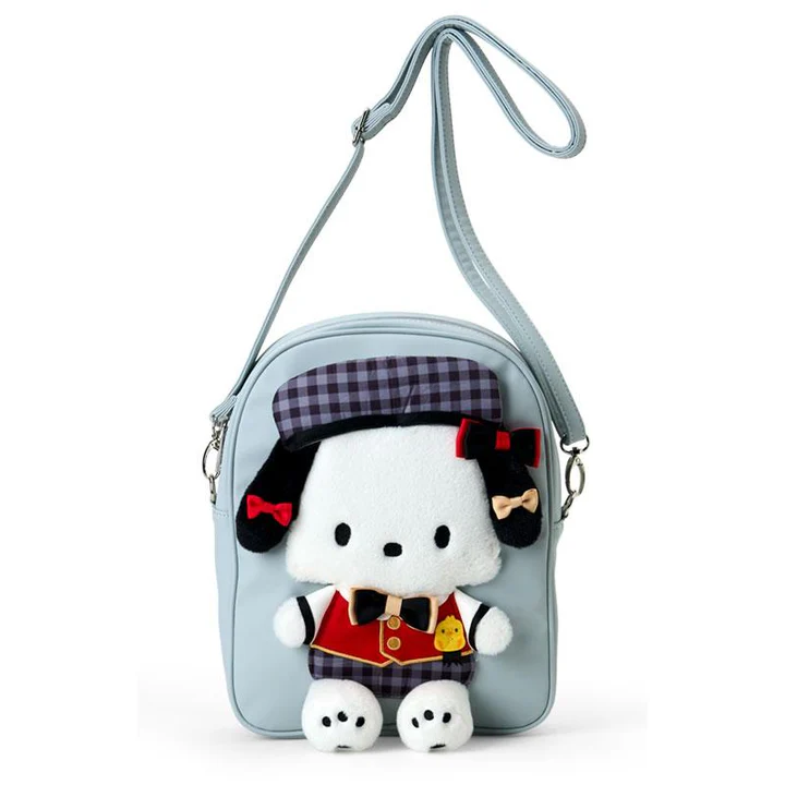 Sanrio|Character Grand Prix 4th Edition Outfit Collection 2-Way Plush Crossbody Shoulder Pouch Bag|6.5×11cm approx.