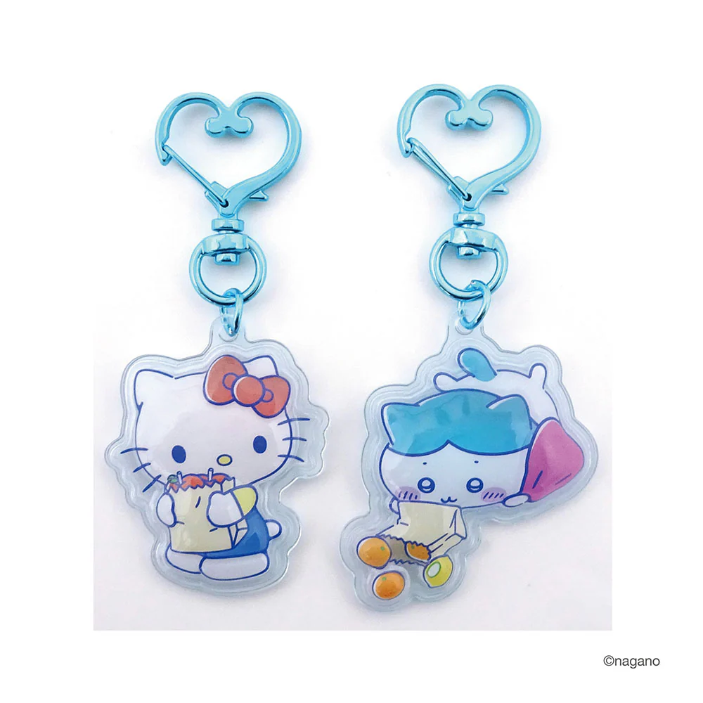 chiikawa|Sanrio Characters Plump Pair Keychains| H145 x W115 x D7mm approx.