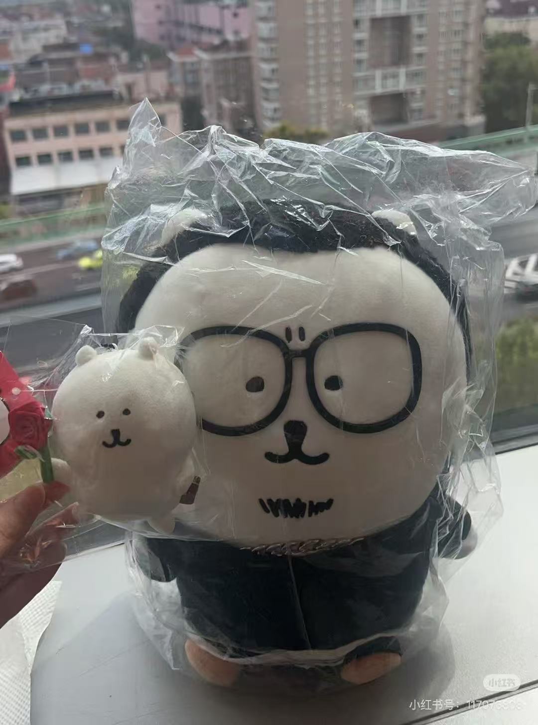 Nagano|Black Plush Dolls/Plush Toy|210 x 340mm approx.