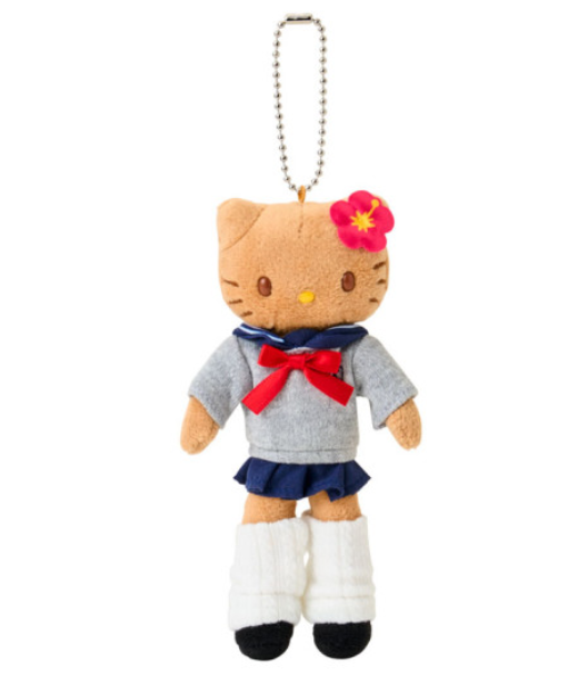 Hello Kitty|Closet Collection Mascot Holder /Plush Keychain|8×3.5×15cm approx.
