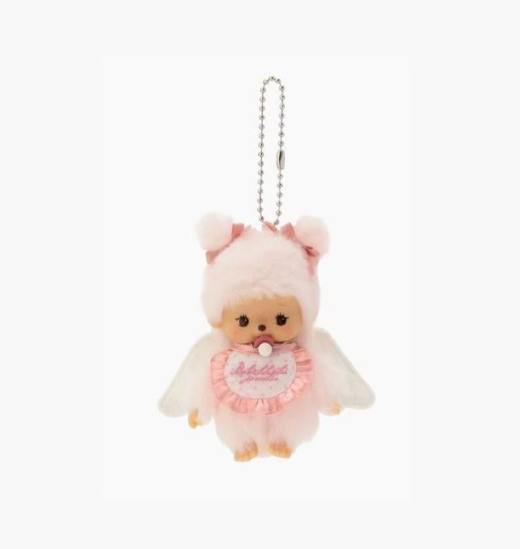 【limit 1】Monchhichi|Bebichhichi × jouetie Angel and Devil Mascot Holder /Plush Keychain