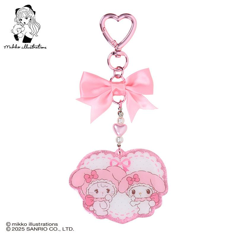Sanrio|Mikko Illustrations Characters Acrylic Keychain|7.5cmx 5cm approx.