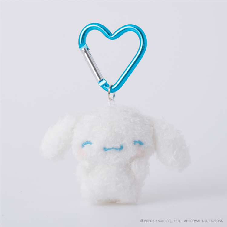 Sanrio|Cheek Squeeze Mini Mascot Holder /Plush Keychain|H75mm approx.