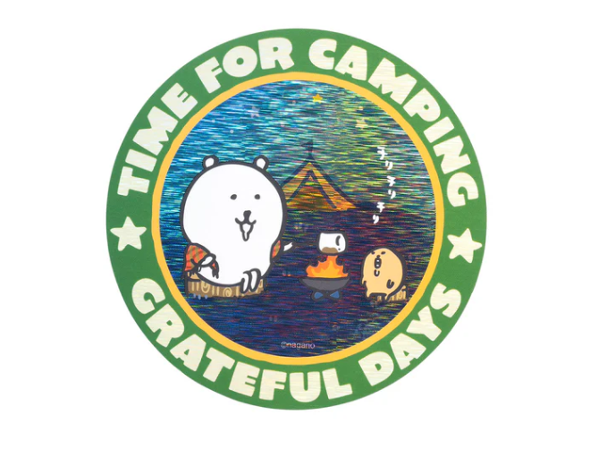 Nagano|Characters Hologram Large Sticker|H68 x W126mm approx.