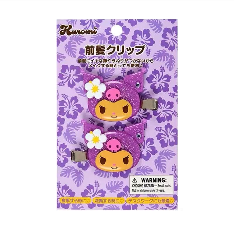 【limit 2】Sanrio|Endless Summer Vacation Hair Clip Set|2 piece