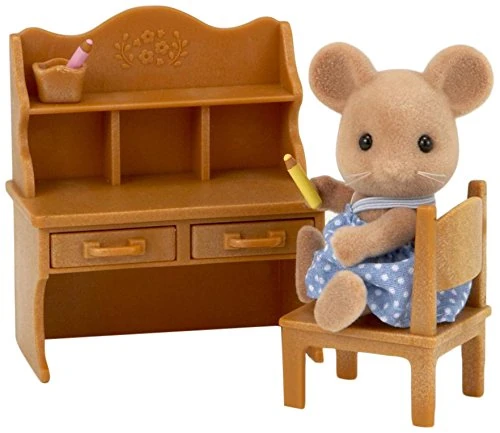 SylvanianFamilies|Mouse Sister with Desk Set-5142