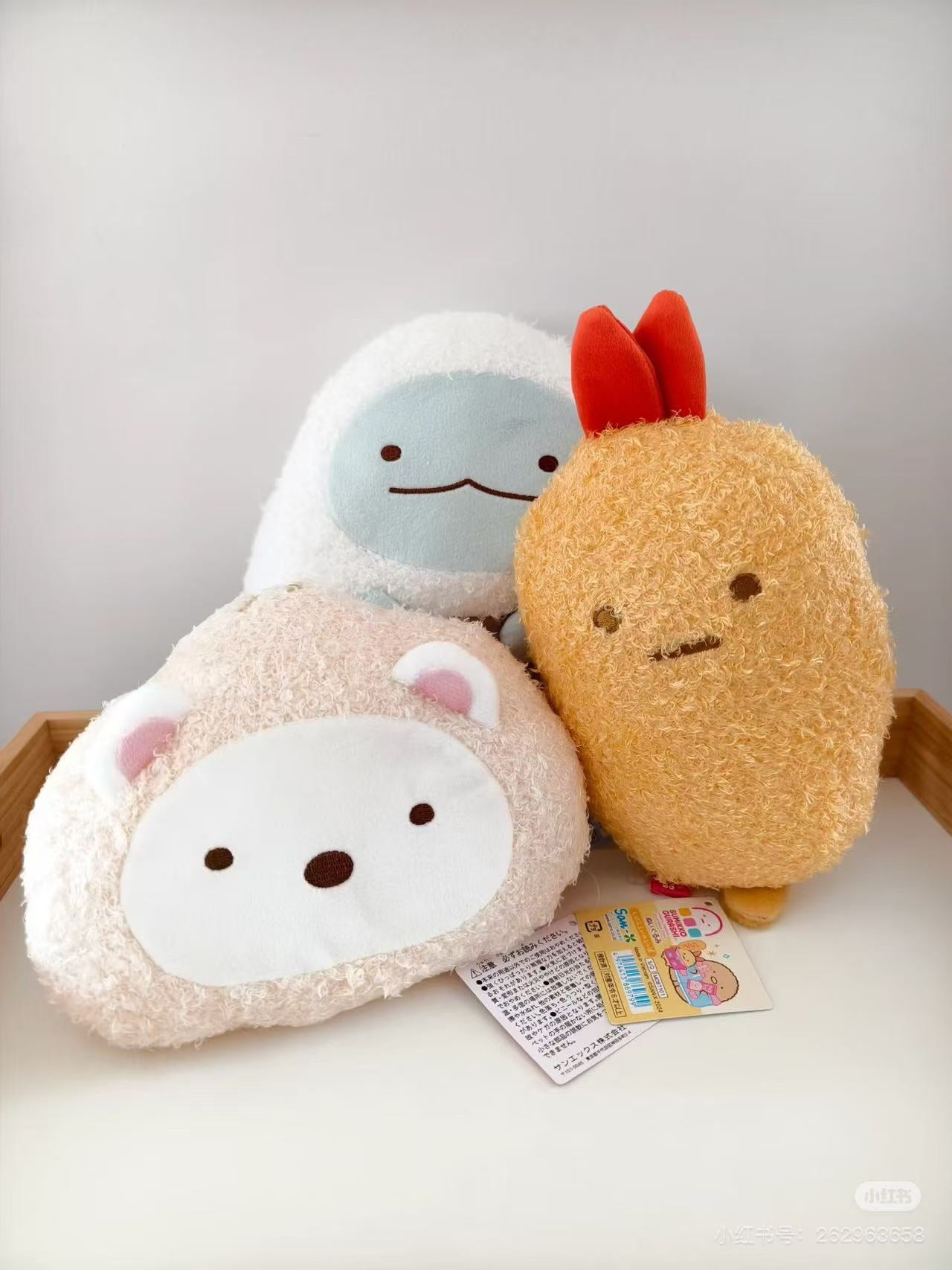 Sumikko gurashi角落生物|Waku Waku Tapioca Convenience Store - Plush Toy San-X哇哇哇木薯便利店美味食物可爱毛绒玩偶| 约H160mm x W210mm x D70mm