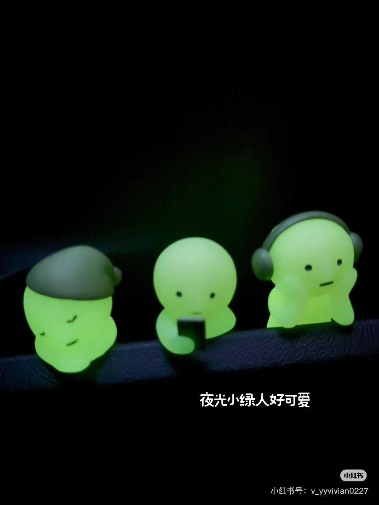 SMISKI |Glow Mini Figure - Hippers mystery bag/blind box/All 6 types|1pcs